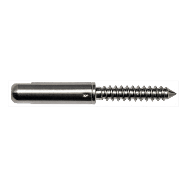 Ultra-Tec Push-Lock Extended Lag for wood posts - 1/8" PL-LAG-4-L