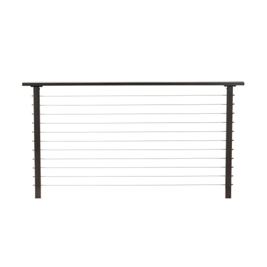 CityPost 36" Bronze Standard Cable Railing System with Steel Cable (Sold Per Linear Foot)