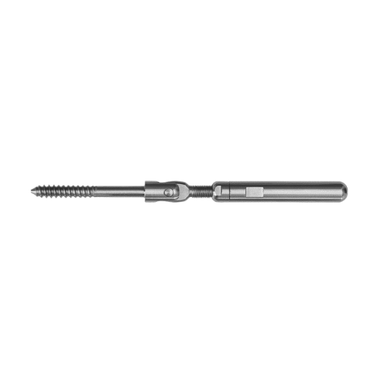 Adjust-a-Body with Face Mount Clevis for Composite Sleeved Post - 1/8" & 3/16"