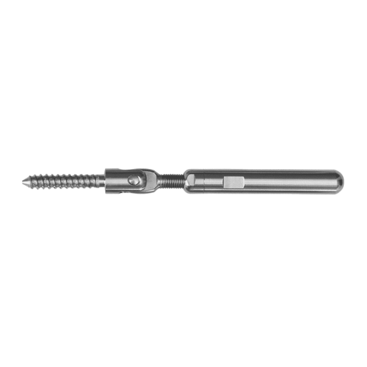 Adjust-a-Body with Face Mount Clevis for Wood Post - 1/8" & 3/16" 