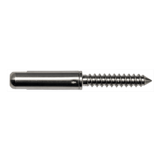 Ultra-Tec Push-Lock Extended Lag for wood posts - 1/8" PL-LAG-4-L