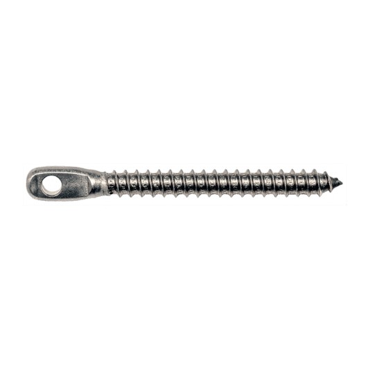 Ultra-Tec Extended Length Lag Eye For 1/8" or 3/16" Cable - LE-6L