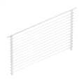 CityPost 42" High Marine Grade White Cable Railing Section with Aluminum Cable (Sold Per Linear Foot)