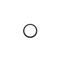 Ultra-Tec Black Plastic Delrin Washer For 1/8" and 3/16" Cable - W-R6B