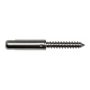 Ultra-Tec Push-Lock Extended Lag for Wood Posts - 3/16" PL-LAG-6-L