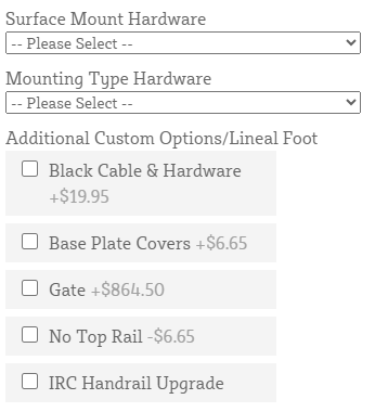 Order guide